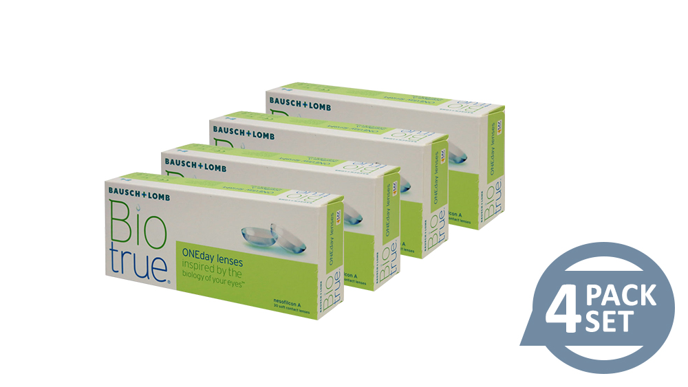 Bausch+Lomb Biotrue 1 Day Special Package 4 Box